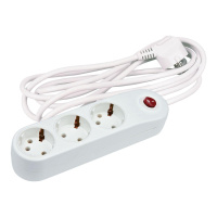 Cетевой фильтр (09795) Uniel 3гн х 3м с/з Classic S-GSP3-3C