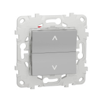 Выключатель двухклавишный Schneider Electric Unica New NU520730