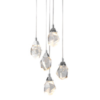 Подвесной светильник Delight Collection Crystal rock MD-020B-5 chrome