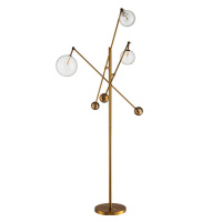 Торшер DeLight Collection Globe Mobile KG0965F-3 brass