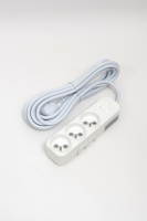 Удлинитель 3вх с защитными шторками с включателем UPS ELBI Myra 527-010205-325