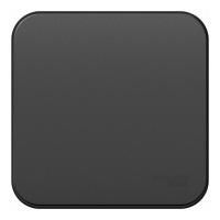 Выключатель 1-клавишный Systeme Electric BLANCA, открытый монтаж, антрацит, BLNCA101016