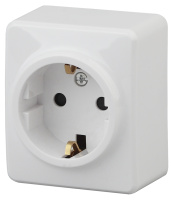 Розетка 2P+E Schuko со шторками Эра 11-2204-01 Б0020688