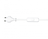 Шнур с переключ белый (10 шт в упаковке) Kink Light  A2300,01