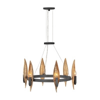 Подвесная люстра Hinkley Willow QN-WILLOW6-CBK