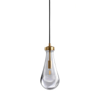 Подвесной светильник Delight Raindrop MT9093-1H brushed gold