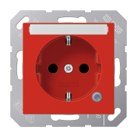 Розетка с полем для надписи Jung A1520BFNAKORT