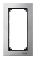 Рамка 2 поста Schneider Electric MERTEN M-ELEGANCE, платиновое серебро