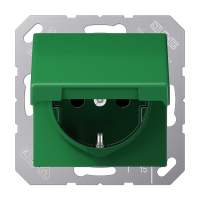 Розетка штепсельная Schuko Jung AS1520BFKIKLGN