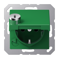 Розетка Jung A1520BFKLSLGN