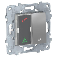 Дисплей гостиничного номера и кнопочный звонок Schneider Electric Unica New NU577730