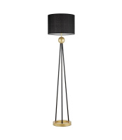 Торшер Lumina Deco Belforte LDF 5527 GD+BK