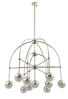 Люстра на штанге Crystal Lux Truena TRUENA SP-PL6+3+1 NICKEL