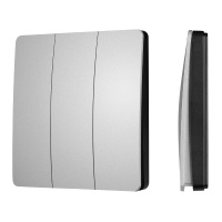 Кнопочная панель Arlight KINETIC-801-22-3G-WP-SUF Silver (No battery, IP67, 433Mhz) 051683