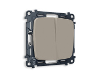 Комплект механизма 2-кл выключателя Ambrella Volt Omega MO363010