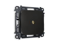 Комплект механизма 1-кл выключателя с подсветкой Ambrella Volt Omega MO802010