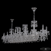Подвесная люстра Bohemia Ivele Crystal 1453/18/195/1500 Ni