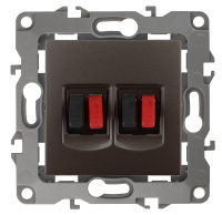 Розетка аудио двойная Эра 12-3112-13 Б0027468