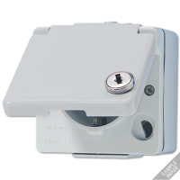 Розетка штепсельная Schuko Jung 620WSLOT