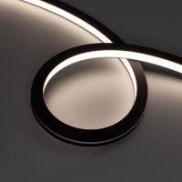 Светодиодная герметичная лента Arlight NOVA-TOP-BLACK-A120-16x15mm 24V Day4000 (10 W/m, IP67, 2835, 5m, wire x2) 049082