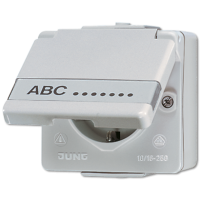 Розетка штепсельная Schuko Jung 620NAW