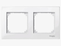 Рамка 2 поста Schneider Electric MERTEN M-SMART, полярно-белый