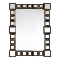 Зеркало Runden Пирамида II золото V20142