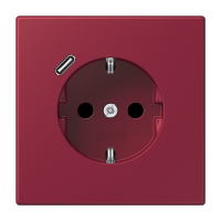 Розетка 2K+З USB Typ C Jung LC1520-18C255