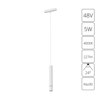 Трековый магнитный светильник Arte Lamp Rapid A6159PL-1WH