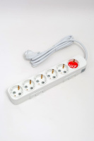 Удлинитель с/з 6вх с защитными шторками ELBI Myra 527-010202-611