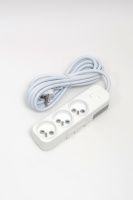 Удлинитель с/з 3вх с защитными шторками с включателем ELBI Myra 527-010203-322