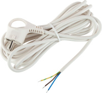 Шнур сетевой с вилкой Эра UX-3x0,75-5m -W Б0048694