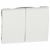 Клавиша Legrand Galea Life выключателя двойная белая 777012