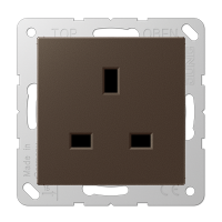 Розетка БС 2п+Е со шторками Jung A3521MO