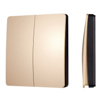 Кнопочная панель Arlight KINETIC-801-22-2G-WP-SUF Gold (No battery, IP67, 433Mhz) 043313