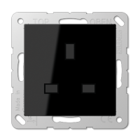 Розетка БС 2п+Е со шторками Jung A3521SW