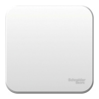 Выключатель 1-клавишный Systeme Electric BLANCA, открытый монтаж, белый, BLNVA101021