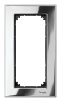 Рамка 2 поста Schneider Electric MERTEN M-ELEGANCE, хром