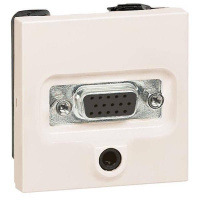 Розетка аудио/видео HD15+Jack3.5 Legrand Valena слоновая кость 774182