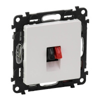 Акустическая розетка Legrand Valena Life белая 753472