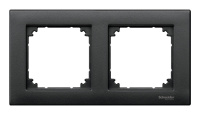 Рамка 2 поста Schneider Electric MERTEN M-PLAN, антрацит