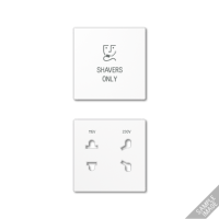 Розетка бритвенная Jung SOA7522ALPL