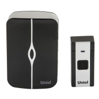 Звонок беспроводной (UL-00006434) Uniel UDB-015W-R1T1-36S-100M-WH/BL
