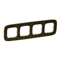 Рамка 4-постовая Legrand Valena Allure Барокко Нуар 754434