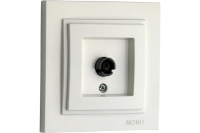 Розетка TV проходная Mono Electric Despina жемчуг 102-252505-137