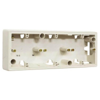 Коробка накладного монтажа 3-постовая Legrand Galea Valena слоновая кость 776133