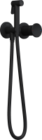 Гигиенический душ Teska Arte Tera T5538 со смесителем, С ВНУТРЕННЕЙ ЧАСТЬЮ, черный матовый