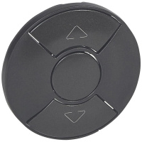 Лицевая панель Legrand Celiane механизма рольставней графит 067955