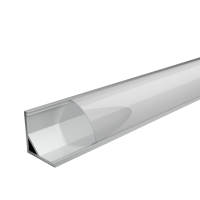 Профиль алюминиевый угловой накладной Wolta WAP-S-16/16/2000-A