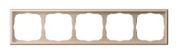 Рамка 5 постов Systeme Electric ARTGALLERY, песочный, GAL001205